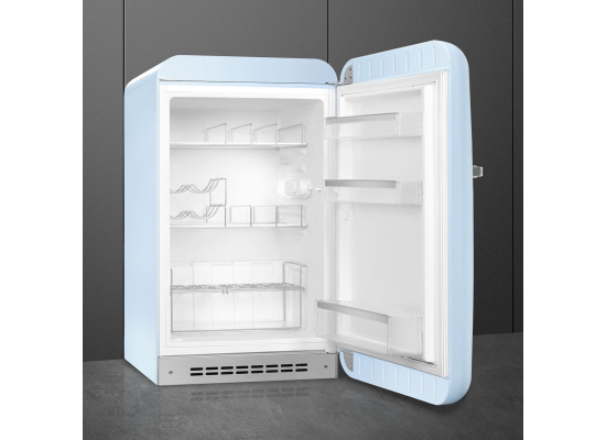 _RABAT_ | Chłodziarka wolnostojąca SMEG FAB10HRPB6 pastelowy błękit | zawias PRAWY | 96cm | linia 50'S STYLE