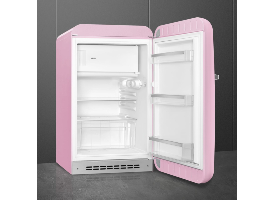 _RABAT_ | Lodówka wolnostojąca SMEG FAB10RPK6 pastelowy róż | zawias PRAWY | 96cm | linia 50's STYLE
