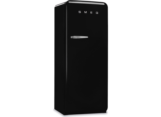 _RABAT_ | Lodówka wolnostojąca SMEG FAB28RBL6 czarny | zawiasy po PRAWEJ | 150cm | linia 50'S STYLE