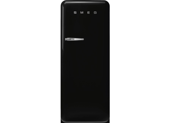 _RABAT_ | Lodówka wolnostojąca SMEG FAB28RBL6 czarny | zawiasy po PRAWEJ | 150cm | linia 50'S STYLE