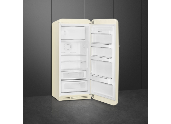_RABAT_ | wysyłka 24H* | Lodówka wolnostojąca SMEG FAB28RCR6 kremowy | zawiasy po PRAWEJ | 150cm | linia 50's STYLE