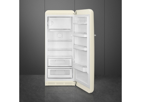 _RABAT_ | wysyłka 24H* | Lodówka wolnostojąca SMEG FAB28RCR6 kremowy | zawiasy po PRAWEJ | 150cm | linia 50's STYLE