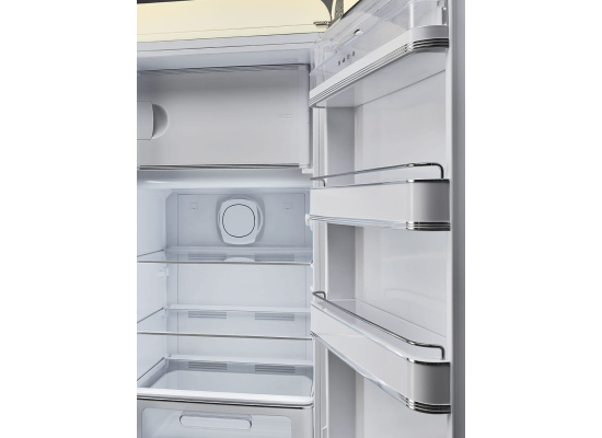 _RABAT_ | wysyłka 24H* | Lodówka wolnostojąca SMEG FAB28RCR6 kremowy | zawiasy po PRAWEJ | 150cm | linia 50's STYLE