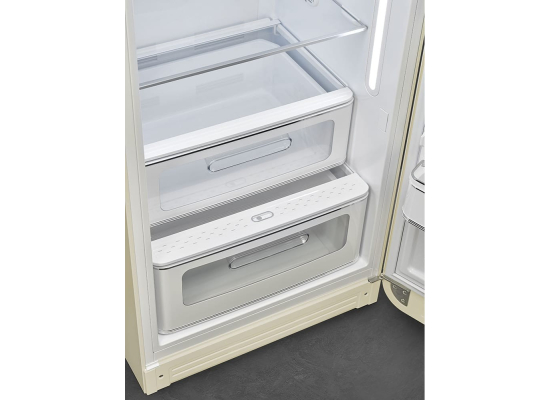 _RABAT_ | wysyłka 24H* | Lodówka wolnostojąca SMEG FAB28RCR6 kremowy | zawiasy po PRAWEJ | 150cm | linia 50's STYLE