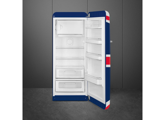 _RABAT_ | wysyłka 24H* | Lodówka wolnostojąca SMEG FAB28RDUJ6 flaga brytyjska | zawiasy po PRAWEJ | 150cm | linia 50's STYLE