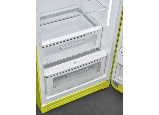 _RABAT_ | wysyłka 24H* | Lodówka wolnostojąca SMEG FAB28RLI6 limonkowy | zawiasy po PRAWEJ | 150cm | linia 50's STYLE