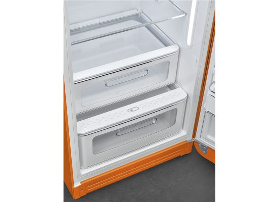 _RABAT_ | Lodówka wolnostojąca SMEG FAB28ROR6 pomarańczowy | zawiasy po PRAWEJ | 150cm | linia 50'S STYLE