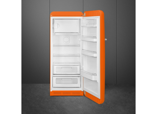 _RABAT_ | Lodówka wolnostojąca SMEG FAB28ROR6 pomarańczowy | zawiasy po PRAWEJ | 150cm | linia 50'S STYLE