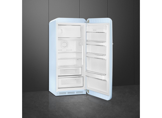 _RABAT_ | Lodówka wolnostojąca SMEG FAB28RPB6 pastelowy błękit | zawiasy po PRAWEJ | 150cm | linia 50'S STYLE