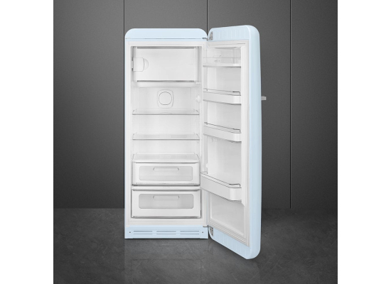 _RABAT_ | Lodówka wolnostojąca SMEG FAB28RPB6 pastelowy błękit | zawiasy po PRAWEJ | 150cm | linia 50'S STYLE