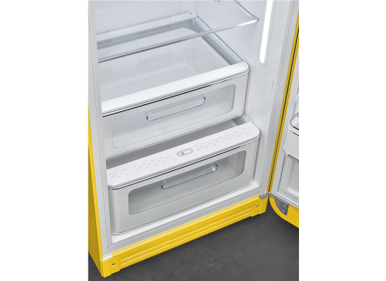 _RABAT_ | wysyłka 24H* | Lodówka wolnostojąca SMEG FAB28RYW6 żółty | zawiasy po PRAWEJ | 150cm | linia 50'S STYLE