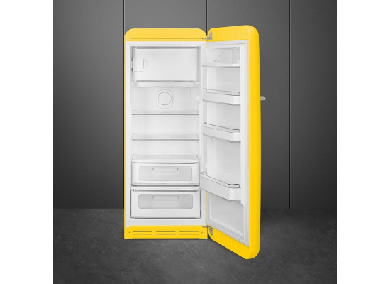 _RABAT_ | wysyłka 24H* | Lodówka wolnostojąca SMEG FAB28RYW6 żółty | zawiasy po PRAWEJ | 150cm | linia 50'S STYLE