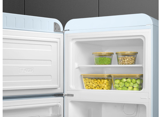 _RABAT_ | wysyłka 24H* | Lodówka wolnostojąca SMEG FAB30LPB6 pastelowy błękit | zawiasy po LEWEJ | 172cm | linia 50'S STYLE