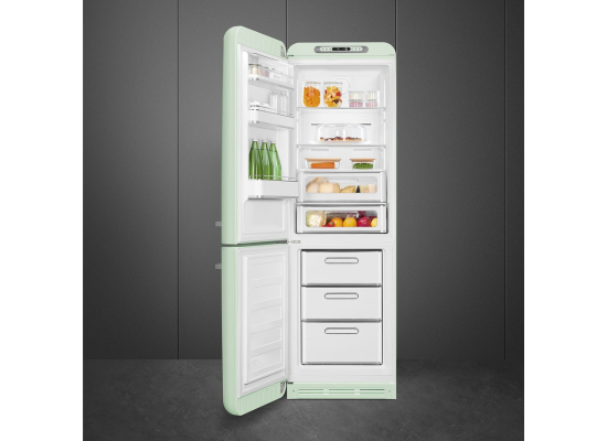 _RABAT_ | wysyłka 24H* | Lodówka wolnostojąca SMEG FAB32LPG6 pastelowa zieleń | zawiasy po LEWEJ | 197cm | linia 50'S STYLE