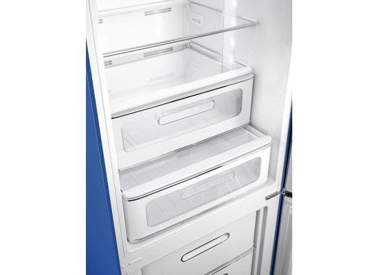 _RABAT_ | Lodówka wolnostojąca SMEG FAB32RBE6 niebieski | zawiasy po PRAWEJ | 197cm | linia 50'S STYLE