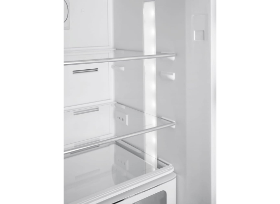 _RABAT_ | Lodówka wolnostojąca SMEG FAB32RBL6 czarny | zawiasy po PRAWEJ | 197cm | linia 50'S STYLE