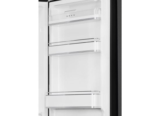 _RABAT_ | Lodówka wolnostojąca SMEG FAB32RBL6 czarny | zawiasy po PRAWEJ | 197cm | linia 50'S STYLE