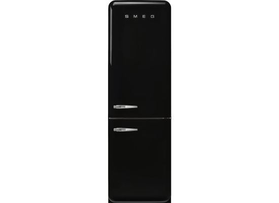 _RABAT_ | Lodówka wolnostojąca SMEG FAB32RBL6 czarny | zawiasy po PRAWEJ | 197cm | linia 50'S STYLE