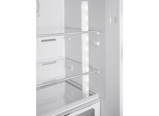 _RABAT_ | Lodówka wolnostojąca SMEG FAB32RCR6 kremowy | zawiasy po PRAWEJ | 197cm | linia 50'S STYLE