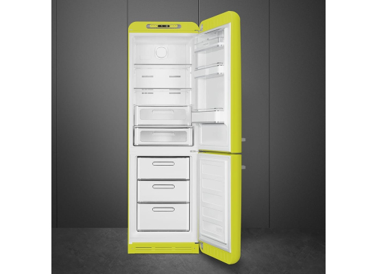 _RABAT_ | Lodówka wolnostojąca SMEG FAB32RLI6 limonkowy | zawiasy po PRAWEJ | 197cm | linia 50'S STYLE