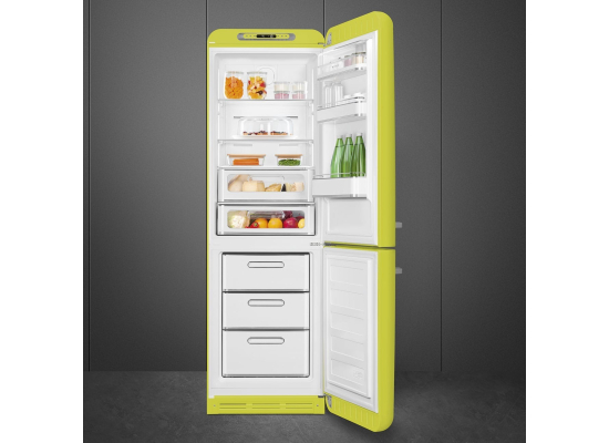 _RABAT_ | Lodówka wolnostojąca SMEG FAB32RLI6 limonkowy | zawiasy po PRAWEJ | 197cm | linia 50'S STYLE