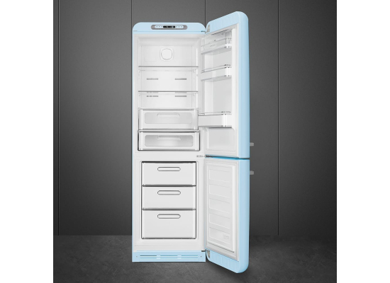 _RABAT_ | Lodówka wolnostojąca SMEG FAB32RPB6 pastelowy błękit | zawiasy po PRAWEJ | 197cm | linia 50'S STYLE