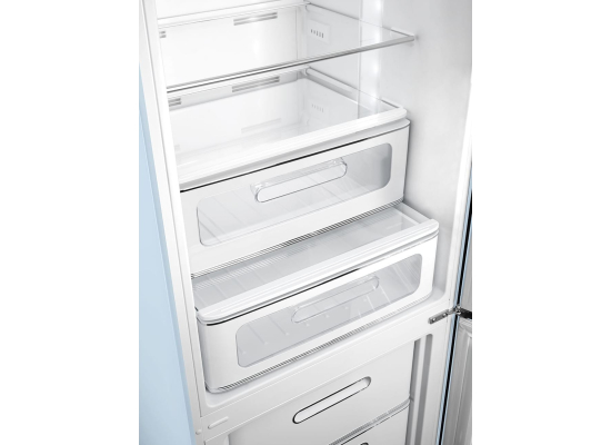 _RABAT_ | Lodówka wolnostojąca SMEG FAB32RPB6 pastelowy błękit | zawiasy po PRAWEJ | 197cm | linia 50'S STYLE
