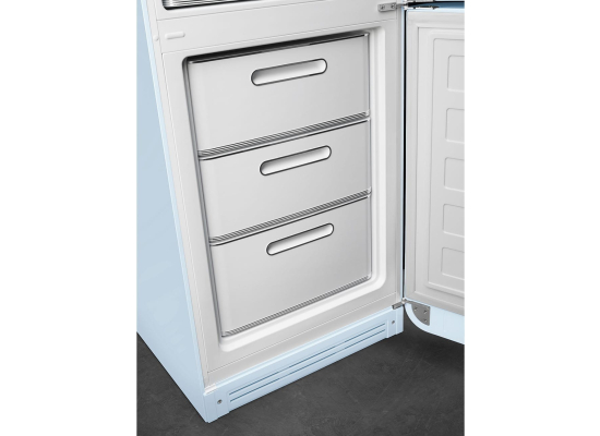 _RABAT_ | Lodówka wolnostojąca SMEG FAB32RPB6 pastelowy błękit | zawiasy po PRAWEJ | 197cm | linia 50'S STYLE
