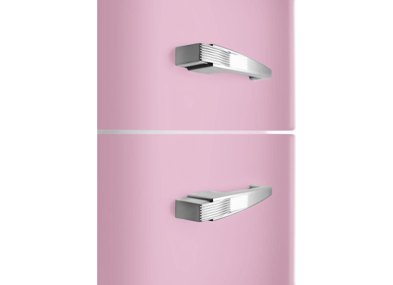 _RABAT_ | Lodówka wolnostojąca SMEG FAB32RPK6 pastelowy róż | zawiasy po PRAWEJ | 197cm | linia 50'S STYLE