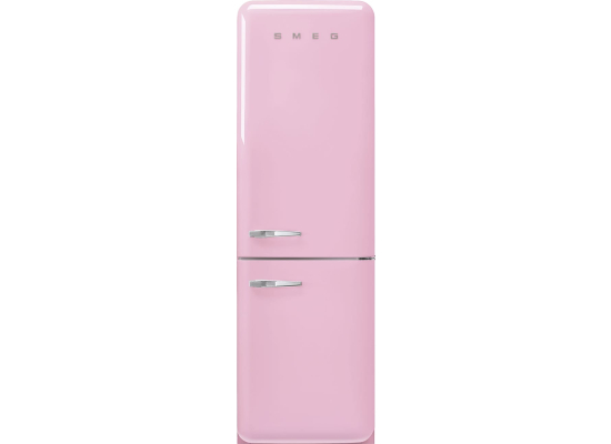 _RABAT_ | Lodówka wolnostojąca SMEG FAB32RPK6 pastelowy róż | zawiasy po PRAWEJ | 197cm | linia 50'S STYLE