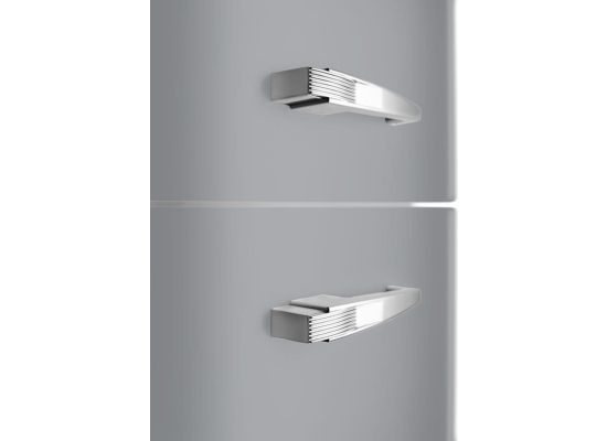 _RABAT_ | wysyłka 24H* | Lodówka wolnostojąca SMEG FAB32RSV6 srebrny | zawiasy po PRAWEJ | 197cm | linia 50'S STYLE