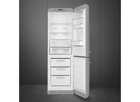 _RABAT_ | wysyłka 24H* | Lodówka wolnostojąca SMEG FAB32RSV6 srebrny | zawiasy po PRAWEJ | 197cm | linia 50'S STYLE