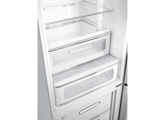 _RABAT_ | wysyłka 24H* | Lodówka wolnostojąca SMEG FAB32RSV6 srebrny | zawiasy po PRAWEJ | 197cm | linia 50'S STYLE