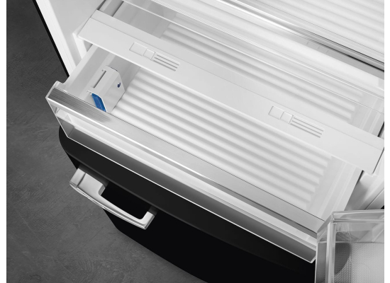 _RABAT_ | wysyłka 24H* | Lodówka wolnostojąca SMEG FAB38RBL6 czarny | zawiasy po PRAWEJ | 205cm | linia 50'S STYLE