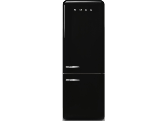 _RABAT_ | wysyłka 24H* | Lodówka wolnostojąca SMEG FAB38RBL6 czarny | zawiasy po PRAWEJ | 205cm | linia 50'S STYLE