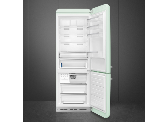 _RABAT_ | Lodówka wolnostojąca SMEG FAB38RPG6 pastelowa zieleń | zawiasy po PRAWEJ | 205cm | linia 50'S STYLE