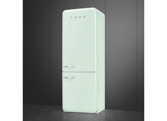 _RABAT_ | Lodówka wolnostojąca SMEG FAB38RPG6 pastelowa zieleń | zawiasy po PRAWEJ | 205cm | linia 50'S STYLE