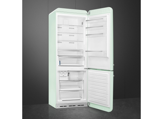 _RABAT_ | Lodówka wolnostojąca SMEG FAB38RPG6 pastelowa zieleń | zawiasy po PRAWEJ | 205cm | linia 50'S STYLE