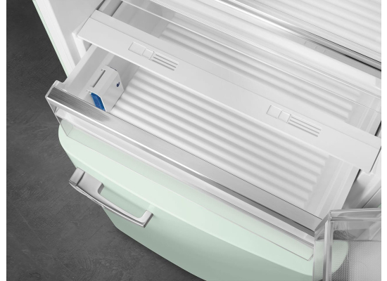 _RABAT_ | Lodówka wolnostojąca SMEG FAB38RPG6 pastelowa zieleń | zawiasy po PRAWEJ | 205cm | linia 50'S STYLE