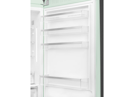_RABAT_ | Lodówka wolnostojąca SMEG FAB38RPG6 pastelowa zieleń | zawiasy po PRAWEJ | 205cm | linia 50'S STYLE