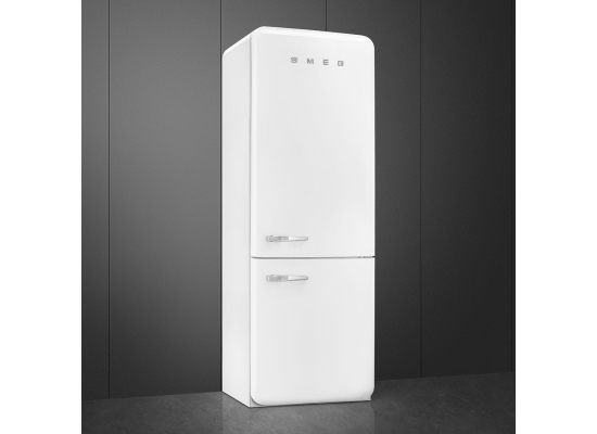 _RABAT_ | Lodówka wolnostojąca SMEG FAB38RWH6 biały | zawiasy po PRAWEJ | 205cm | linia 50'S STYLE