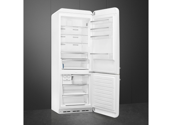 _RABAT_ | Lodówka wolnostojąca SMEG FAB38RWH6 biały | zawiasy po PRAWEJ | 205cm | linia 50'S STYLE