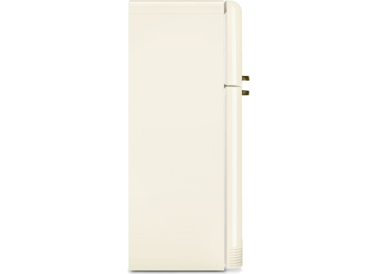 _RABAT_ | Lodówka wolnostojąca SMEG FAB50RCRB5 kremowy (uchwyty w kolorze mosiężnym) | zawiasy po PRAWEJ | 188cm | linia 50's STYLE
