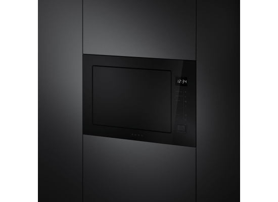 _RABAT_ | Kuchenka mikrofalowa SMEG FMI225BI czarny | linia MUSA