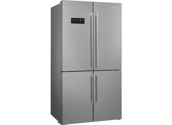 _RABAT_ | Lodówka wolnostojąca SbS SMEG FQ60XDAIE stal INOX-LOOK | NoFrost (pełny) | linia UNIVERSAL