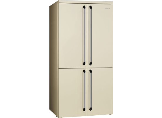_RABAT_ | Lodówka wolnostojąca SbS SMEG FQ960P6 kremowy | NoFrost (pełny) | linia VICTORIA
