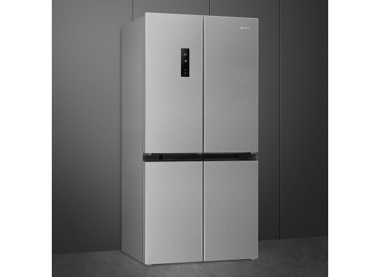 _RABAT_ | wysyłka 24H* | Lodówka wolnostojąca SbS SMEG FQI48XD stal INOX-LOOK | NoFrost | linia UNIVERSAL