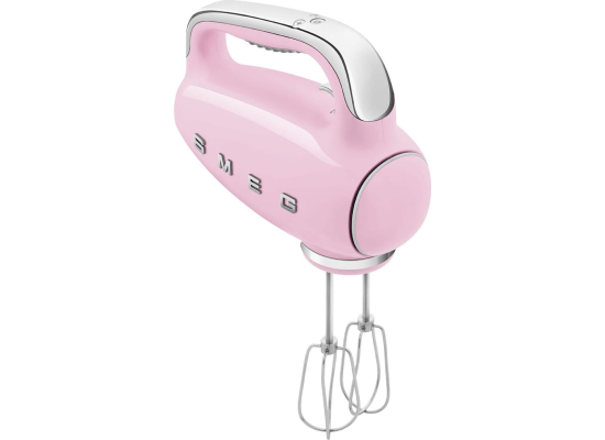 _RABAT_ | wysyłka 24H* | Mikser ręczny SMEG HMF01PKEU pastelowy róż | linia 50's STYLE