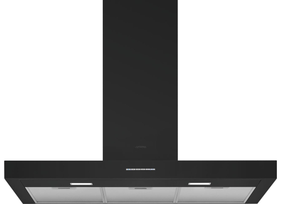 _RABAT_ | Okap przyścienny SMEG KBT900NE czarny mat | 90cm | 677 m3/h | linia UNIVERSAL