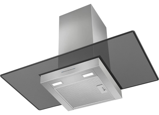 Okap przyścienny SMEG KBT900VE stal nierdzewna + szkło | 90cm | 677 m3/h | linia UNIVERSAL